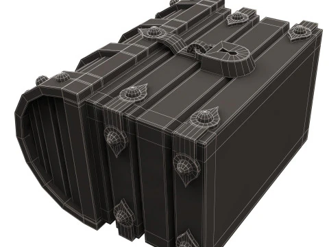 Chest Treasure 3D Model