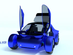 iviton 52 azul 3D Model
