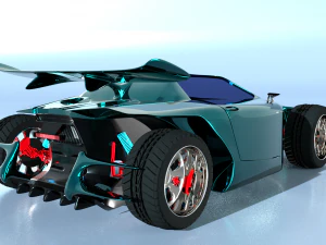 iviton 51 azul 3D Model