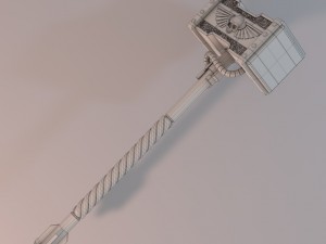 battle hammer Model 3D