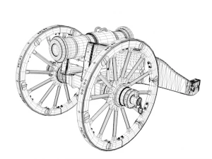 cannon 3D Model
