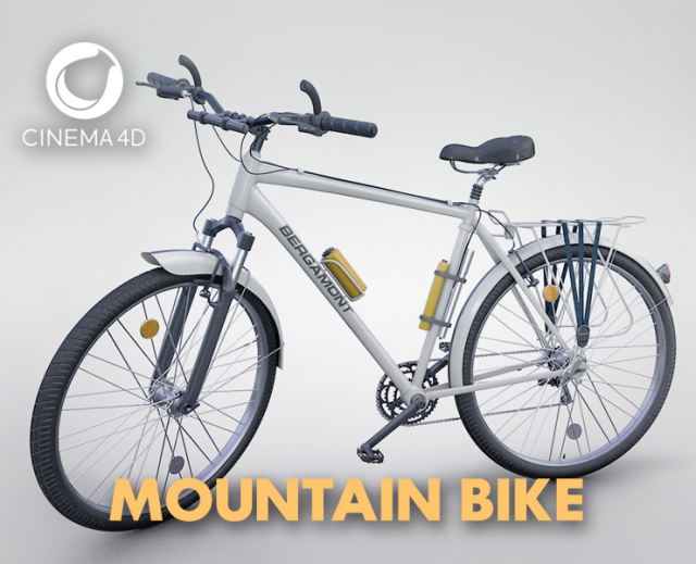 mountain bike 3D Model .c4d .max .obj .3ds .fbx .stl .blend 