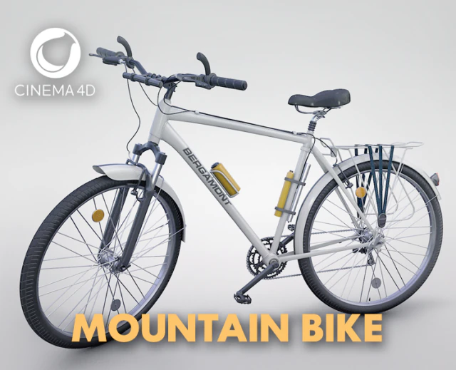 mountain bike 3D Model .c4d .max .obj .3ds .fbx .stl .blend 