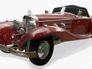 mercedes-benz 500k 3D Model