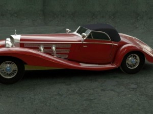 mercedes-benz 500k 3D Model