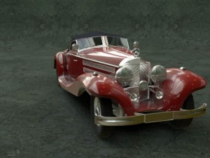 mercedes-benz 500k 3D Model