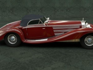 mercedes-benz 500k 3D Model