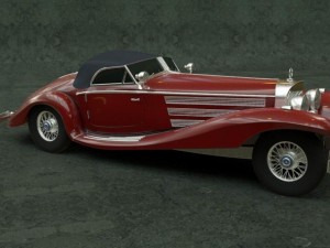 mercedes-benz 500k 3D Model