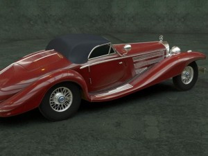mercedes-benz 500k 3D Model
