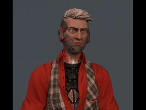 uomo armato Modello 3D