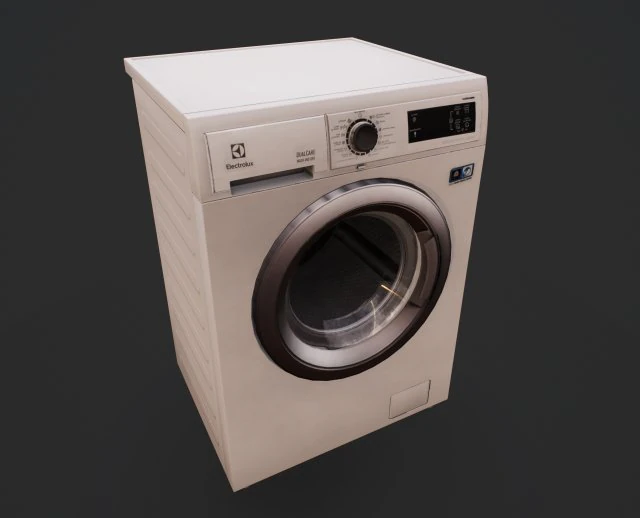 стиральная машина 3D Модель .c4d .max .obj .3ds .fbx .stl .blend 