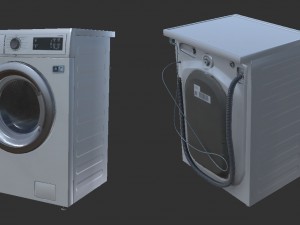 washing machine 3D मॉडल