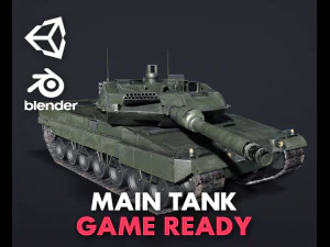 메인 탱크 3D 모델