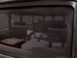 uaz 452 old military Modello 3D