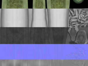 3d green boa model Modelo 3D