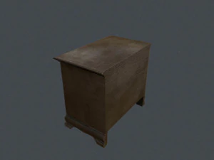 3d bedside table model 3D Model