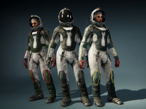 3d cosmonaut Modelo 3D