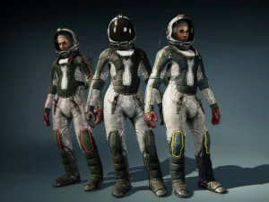 3d cosmonaut 3D Model