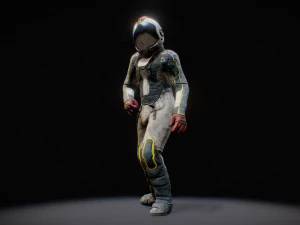 3d cosmonaut 3D Model