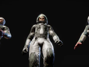 3d cosmonaut 3D Model