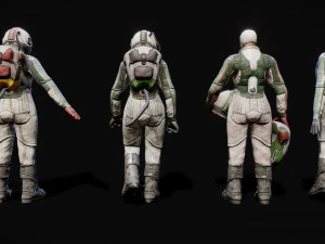 3d cosmonaut 3D Model