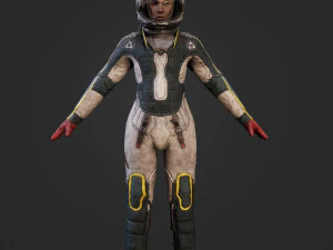 3d cosmonaut 3D Model