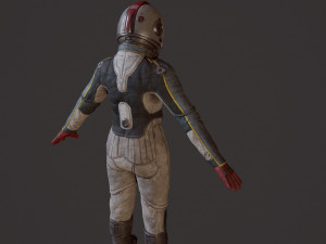 3d cosmonaut Modelo 3D