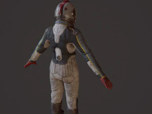 3d cosmonaut 3D Model
