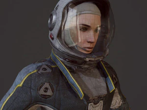 3d cosmonaut 3D Model