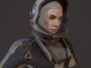 3d cosmonaut 3D Model