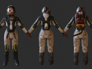 3d cosmonaut Modelo 3D