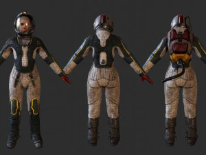 3d cosmonaut 3D Model