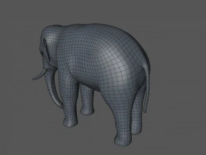 asian elephant 3D Model