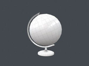 globe free low-poly 3D Модель
