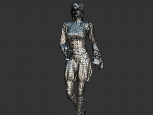 3d steampunk girl 3D Model