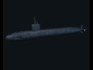 3d submarine santa fe model 3D Model