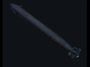 3d submarine santa fe model 3D Model