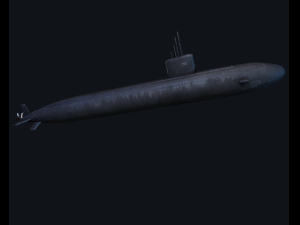 3d submarine santa fe model 3D Model
