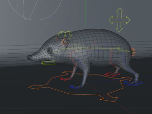 3d hedgehog model 3D Model