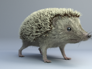 3d hedgehog model Modelo 3D