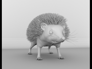 3d hedgehog model Modelo 3D