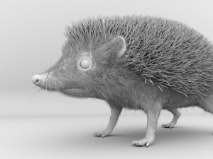 3d hedgehog model Modelo 3D