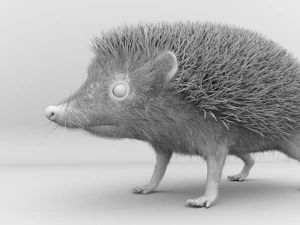 3d hedgehog model 3D Model