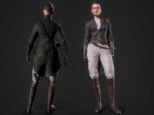 fictional historical soldiers 3D Модель