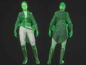 fictional historical soldiers 3D Model