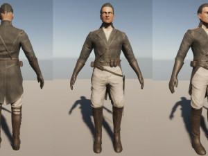 fictional historical soldiers 3D Модель