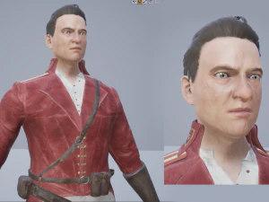 fictional historical soldiers 3D Model