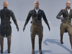 fictional historical soldiers 3D Модель