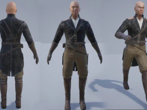 fictional historical soldiers 3D Model