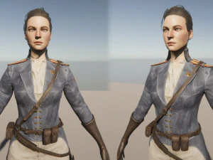 fictional historical soldiers 3D Model